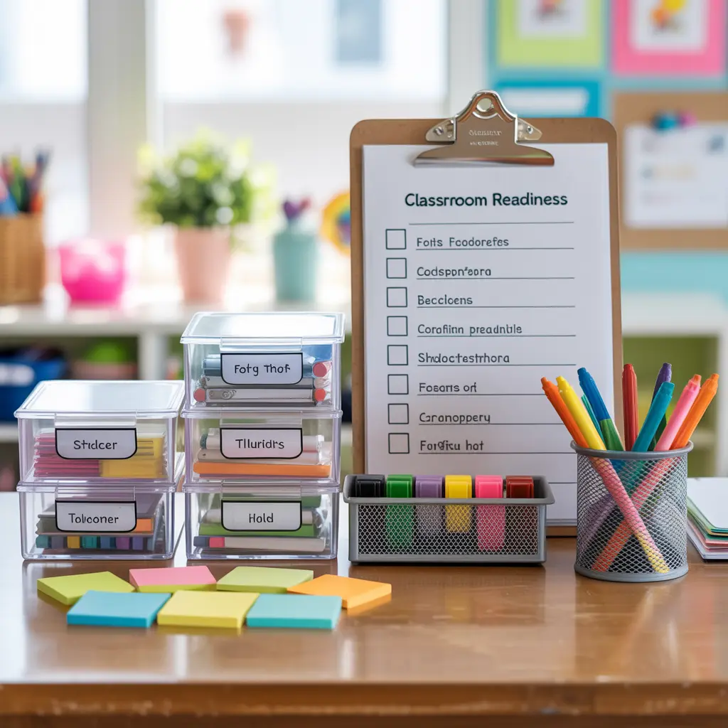 teacher supply listsupply containers and classroom essentials checklist